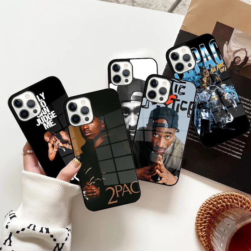 Чехол для телефона Rap Singer T-Tupac Shakur с сильным магнитом для iPhone 15, 16, 14, 13 Pro Max 11, 12, Mini Magsafe, чехол для беспроводной зарядки