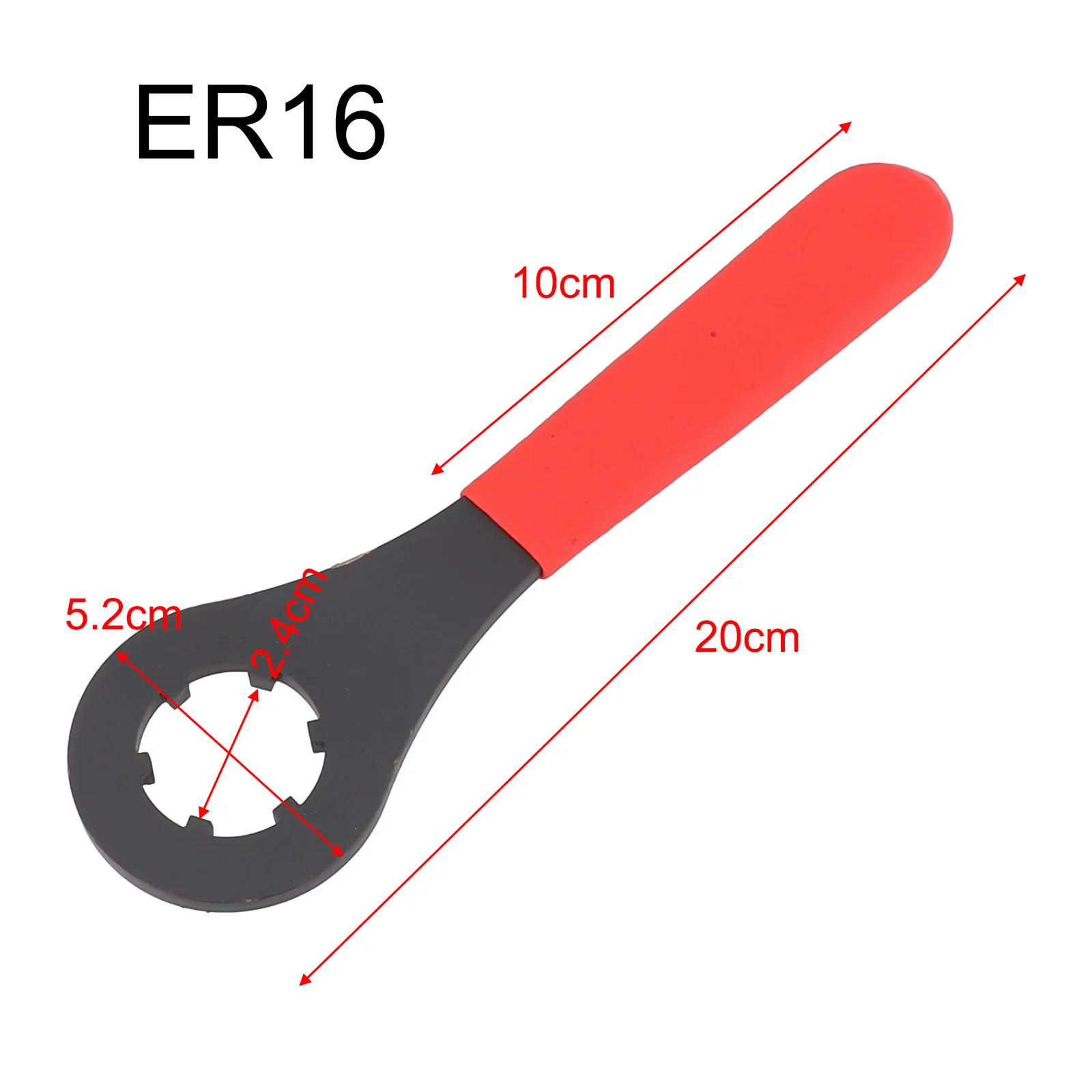 Крепкий ключ для цангового патрона ER, для ER16, для ER20, для ER25, для цанговых орехов ER32, Высококачественная стальная конструкция