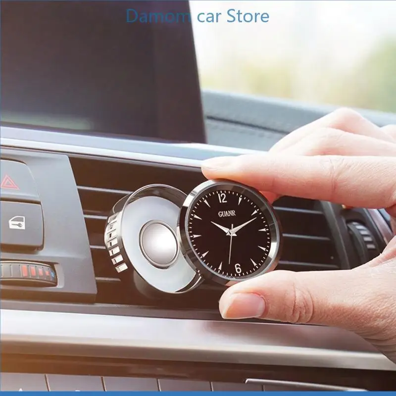 A2UC SUV диффузор из сплава круглые часы ароматический диффузор зажим для выхода воздуха приборная панель автомобиля освежитель воздуха вентиляционный зажим