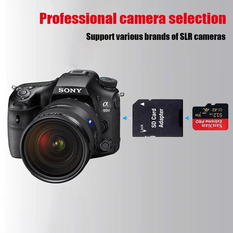 Фото Карта памяти MicroSD, класс 10, 128 ГБ, 512 ГБ, 256 ГБ, 256 ГБ, 1 ТБ №3