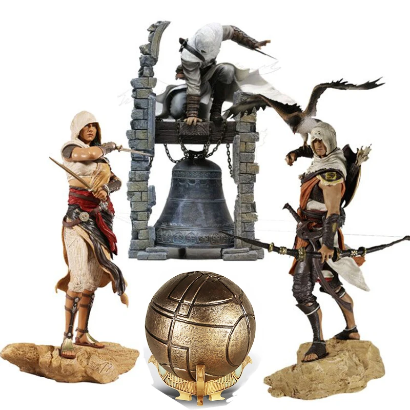 Фото Фигурки Bayek Aya Altair, легендарный Коннер, яблоко Эдема, экшн-фигурка, статуэтка, Коллекционная модель, игрушки, кукла, рождественский подарок, 30 см №1