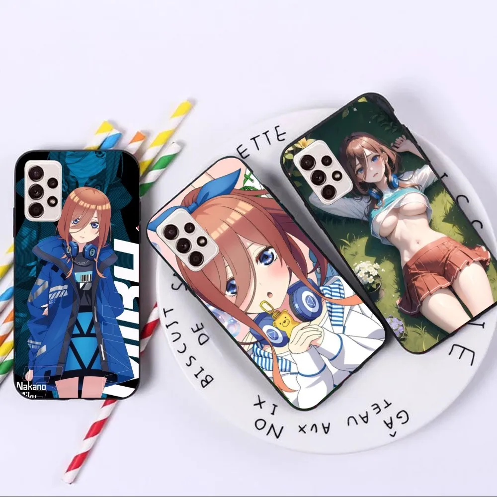 Чехол Nakano Miku для мобильного телефона Samsung A91 A81 A73 A72 A71 A30S A20 A12 A13 A52 A53 4G