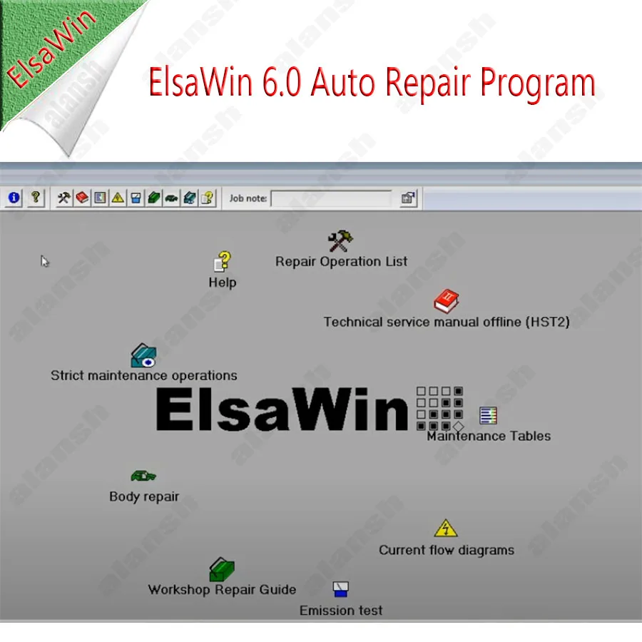 2023 хит! ElsaWin 6,0 программное обеспечение для ремонта автомобиля, работает для модели Audi Skoda Эльзы Win + Nitro