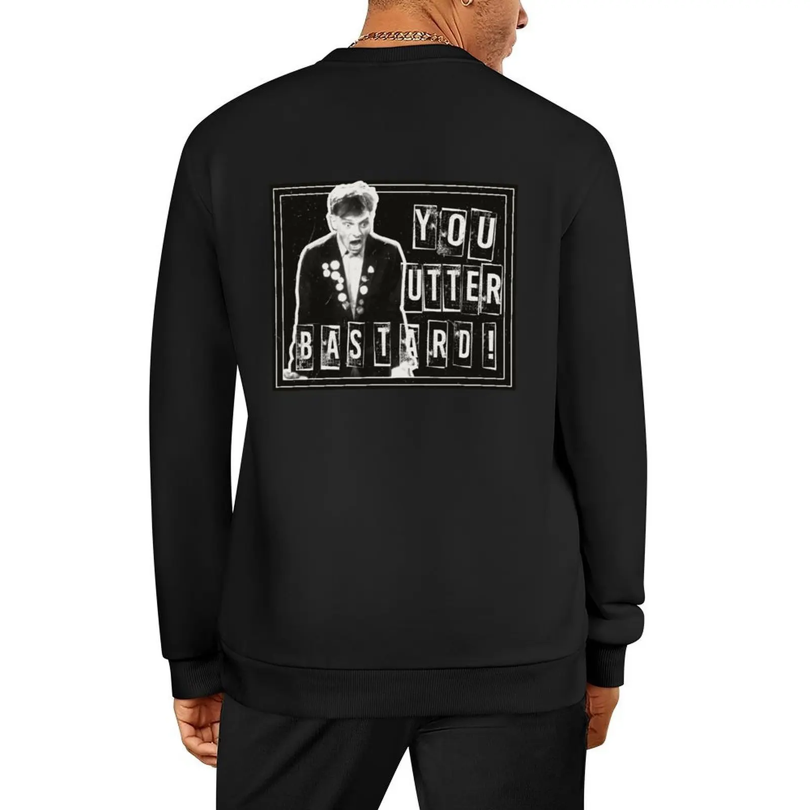 You Utter Bastard - The Young Ones Rick Fan Art Pullover men clothing autumn jacket men winter clothes men's sweatshirt