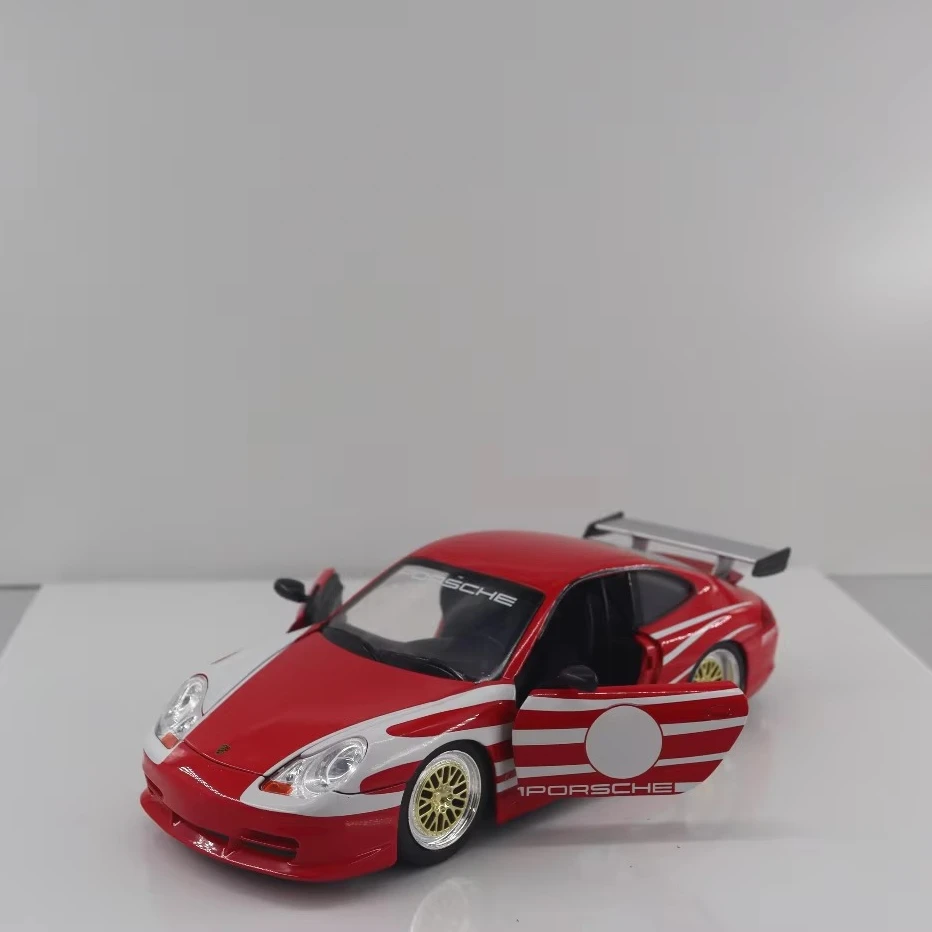 1:24 Porsche 911 GT3, модель автомобиля из сплава с высокой имитацией литья под давлением, металлическое украшение автомобиля, коллекция игрушек, подарок для мальчика J329