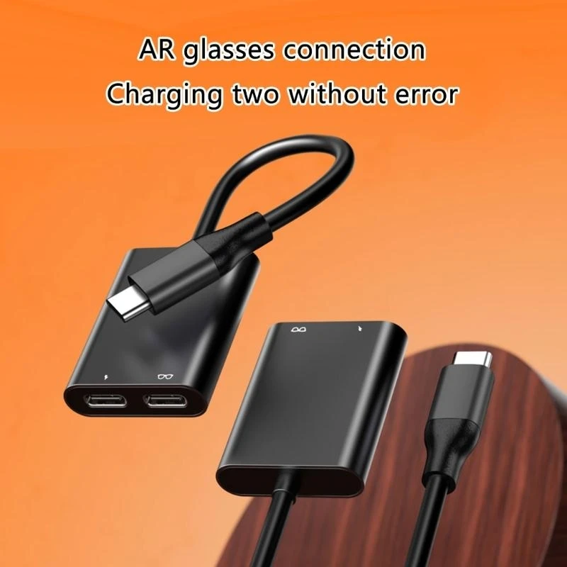 Фото Портативные AR Glasnes Expansion Hub с USB A и USB -C -портами для эффективного подключения к устройству №3