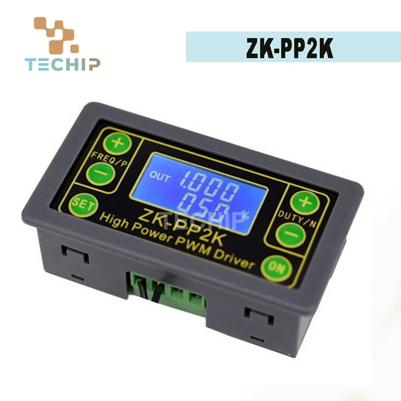 ZK-PP2K Модуль привода задержки цикла ШИМ-регулятор двигателя Частота рабочего цикла Регулируемый модуль Импульсный цикл частоты 1 Гц-150 кГц