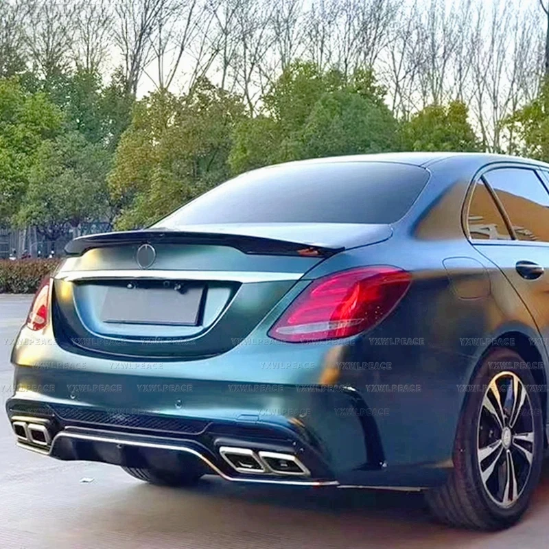 Carlson Стиль ABS задний спойлер багажника крыло для Mercedes W205 2015-2019 C200 C250 C300 C350 C400 C450 C220 4Door