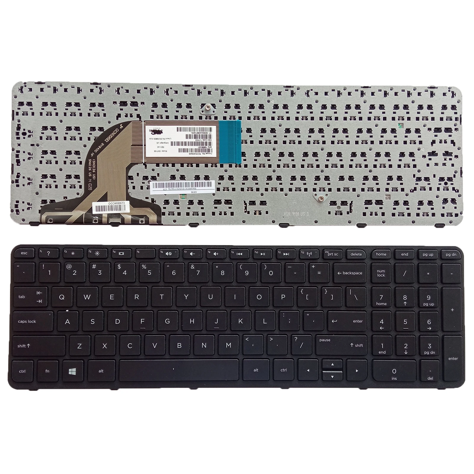 Клавиатура US для HP pavilion 15-N 15-E 15-G 15-R 15-D 15T-E 15Z-E 15T-N US 719853-001 749658-001 776778-001