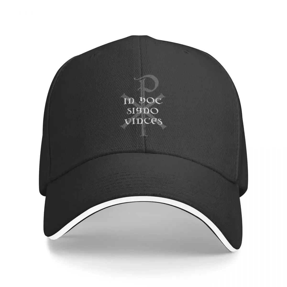 IN HOC SIGNO VINCES Chi Rho бейсбольная кепка с хрограммой, шляпа с защелкой на спине, шапки для мужчин, женщин и мужчин