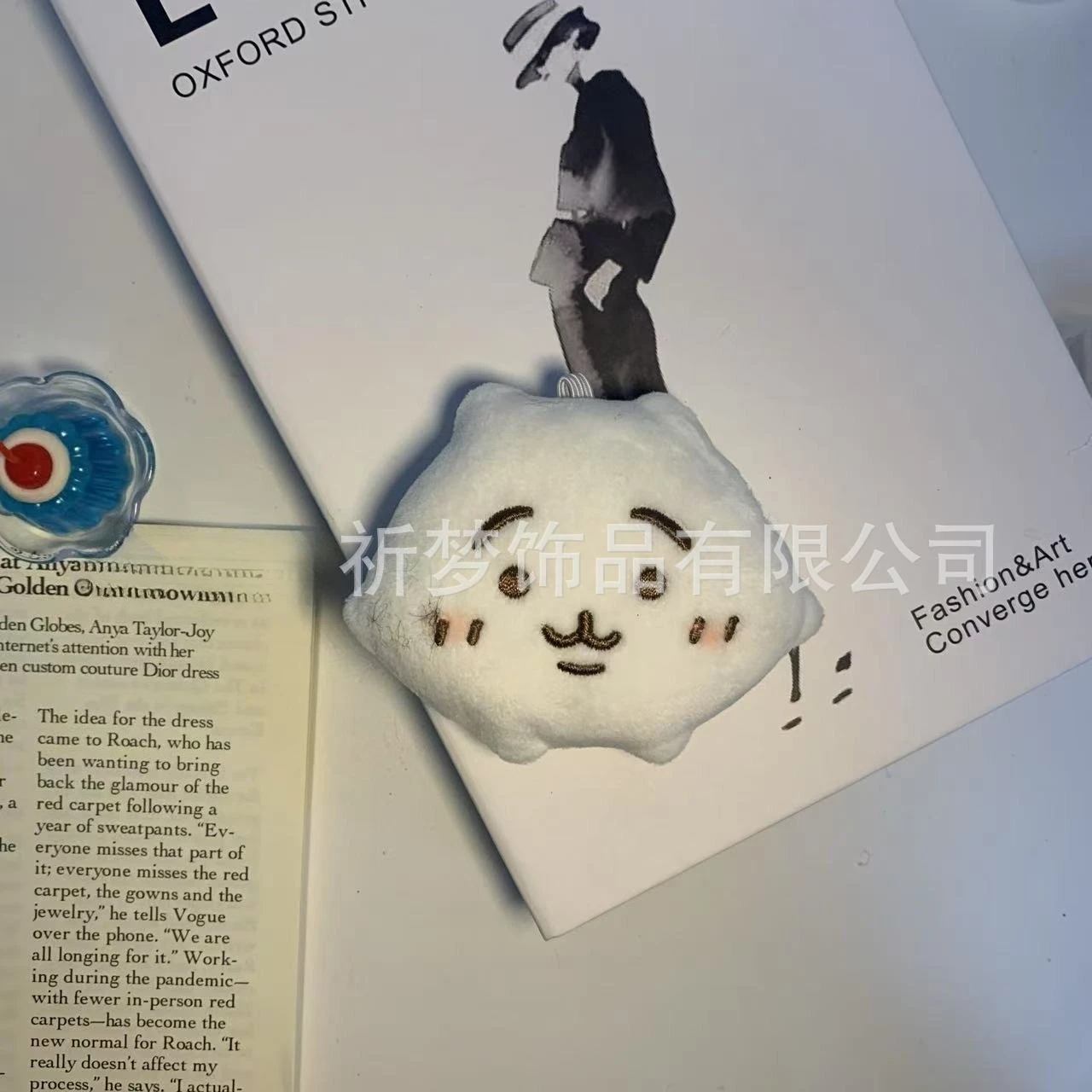 Фото MINISO Лидер продаж Chiikawa Hachiware плюшевая кукла милая и забавная плюшевая игрушка Усаги в подарок для девочек-школьников кулон подарок №2