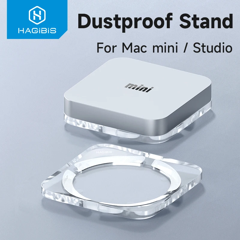 Настольная Пылезащитная подставка для Mac Mini и Mac Studio, прозрачный акриловый держатель, охлаждающий нагрев, аксессуары для демонтажа