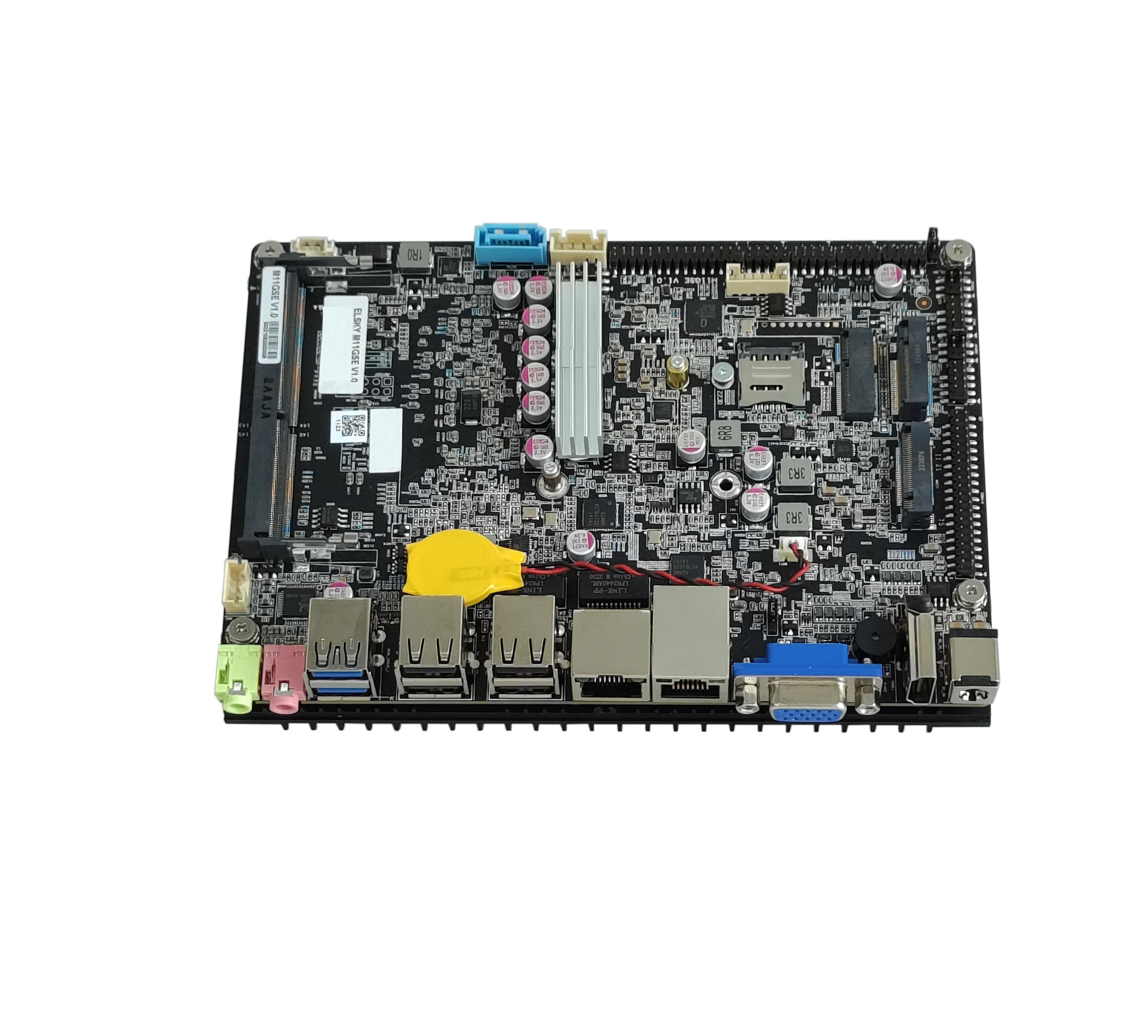 Новинка 2024, материнская плата Elsky Intel Tiger Lake 11 поколения 2/3/4 Lan DC/ ATX VGA/LVDS/EDP/HD * MI, небольшая 4-дюймовая материнская плата DDR4 32 Гб 4K