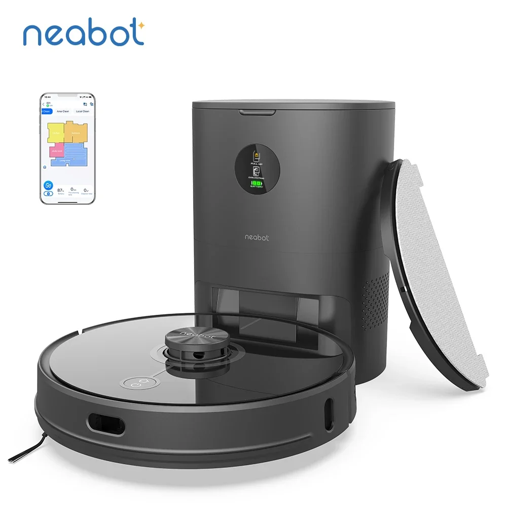 Neabot 2021, новый пылесос для шерсти домашних животных, подметальная машина, пылесос и пылесос с автоматическим сбора пыли