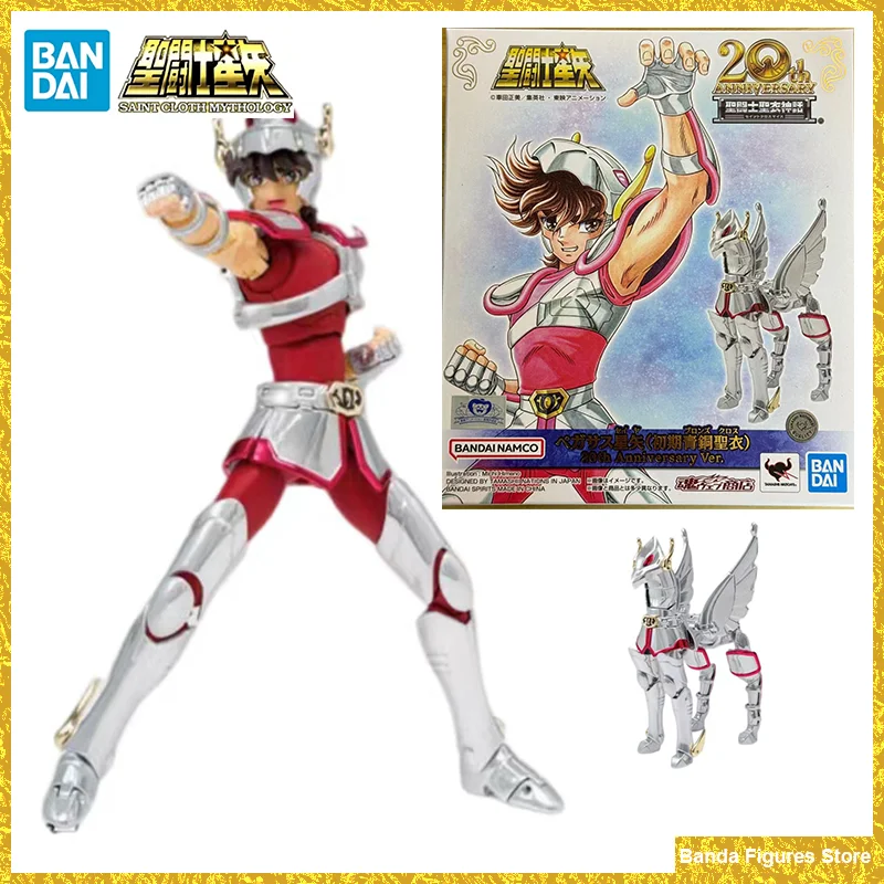 Оригинальный тканевый Миф Bandai Saint Cloth PEGASUS SEIYA на 20-ю годовщину, реальные искусственные Аниме фигурки, коллекционные модели игрушек