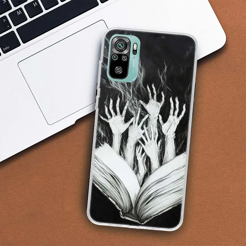 Фото Чехол для телефона The Opened Horror Demon Book для Xiaomi Redmi Note 14 Pro Plus 11S 11T 12S 12 Pro Plus 11 10S 10 9S 9T 9 8T Coque Sof №5