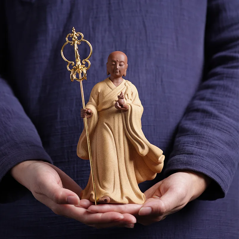 Керамическая статуэтка Ksitigarbha King, статуэтка, фарфоровая Художественная Скульптура, Высококачественная Статуэтка фэн-шуй для дома и офиса