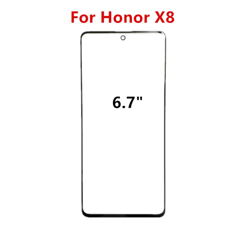 Фото Внешний экран для Honor X7 CMA-LX1 / X8 TFY-LX1 / X9 ANY-NX1 Передняя сенсорная панель ЖК-дисплей Стеклянная крышка Ремонт Замена деталей OCA №3