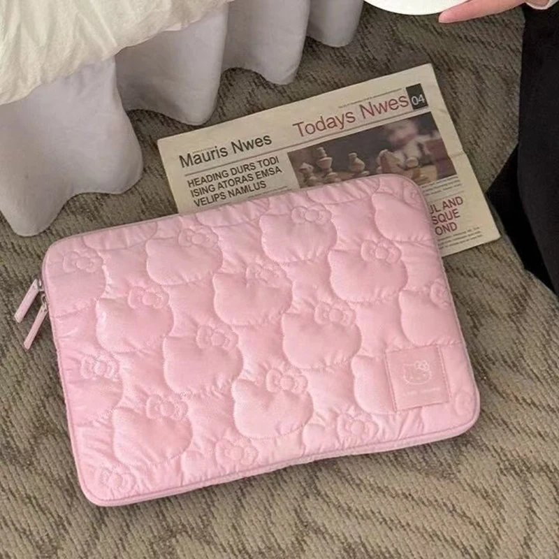 Фото Милая 13-дюймовая сумка для ноутбука Sanrio, чехол для ноутбука Macbook Air, противоударный мягкий чехол для планшета для iPad №2