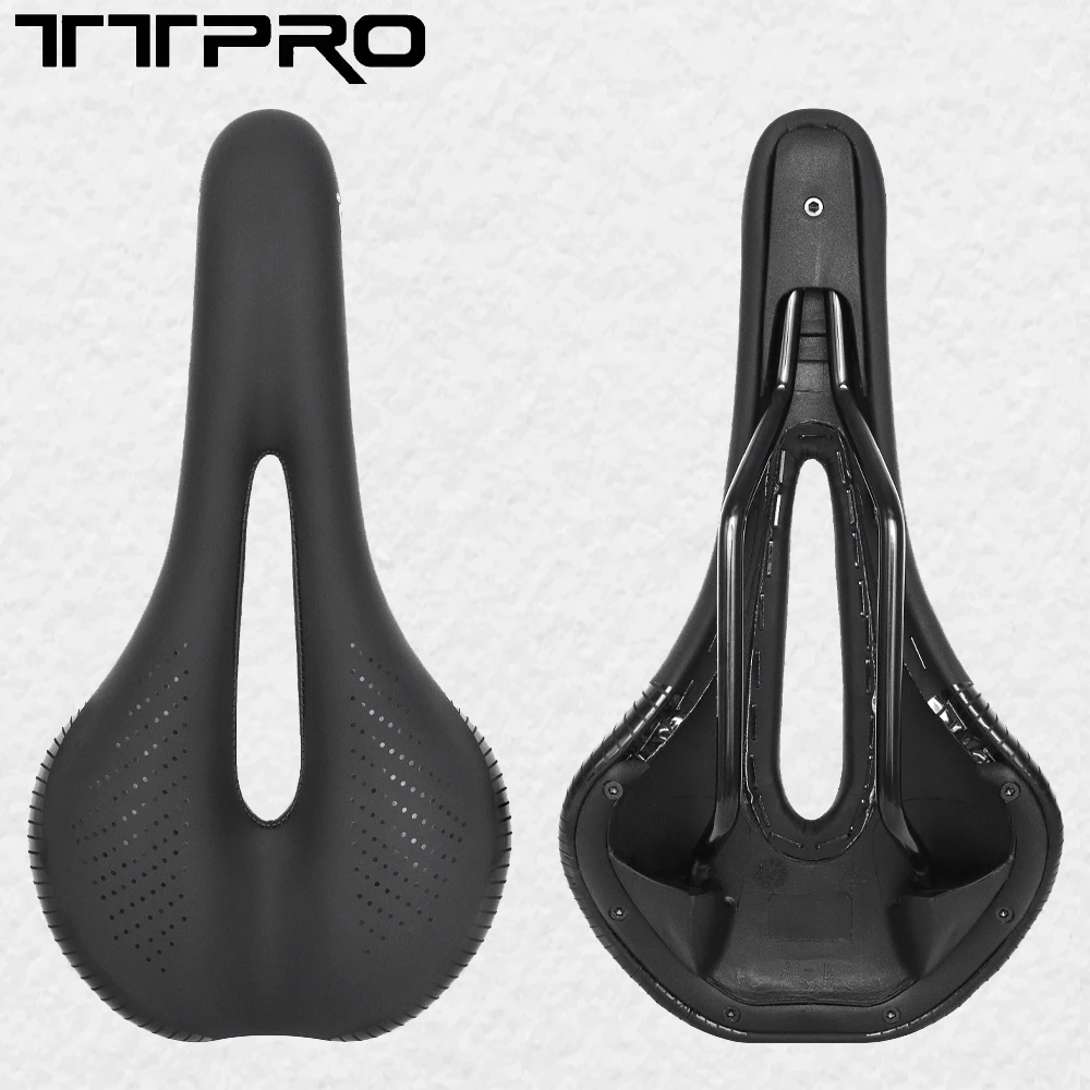 TTPRO 3125, полое велосипедное седло, противоударная подушка для шоссейного велосипеда MTB для мужчин и женщин, удобное велосипедное сиденье из искусственной кожи