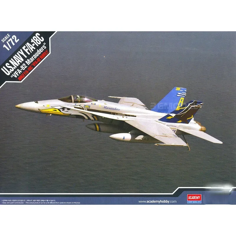 Фото Модель Академии 1/72 12534 F/A-18C, американский истребитель VFA82 Marauders, комплект масштабной модели самолета №2