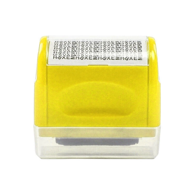 Identity Theft Prevention Stamp Identity Guard Roller Stamp Wide Rolling Security Stamp 6X6x3cm (art.: 3920ca92eb1f6) - 3920ca92eb1f6