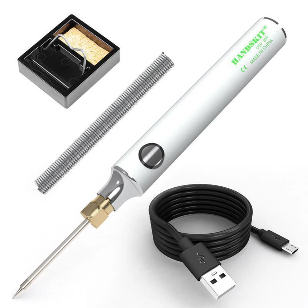 Паяльник с USB-зарядкой, 5 В, 8-10 Вт