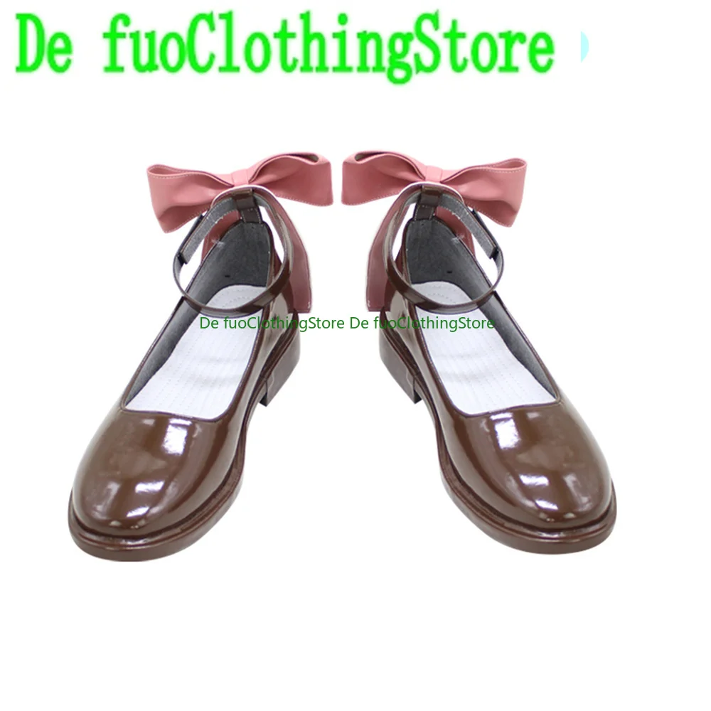 DefuoClothing Store hololive Hakui Koyori Обувь для косплея Сапоги GameAnime игра ролевая игра Хэллоуин реквизит обувь сапоги