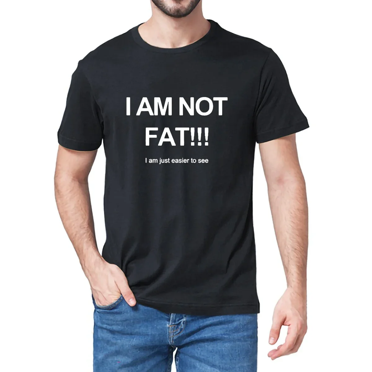 2024 летние топы, забавные I'm Not Fat I Am Just легко смотреть шутки, забавные подарки, крутая летняя футболка с юмором в стиле Харадзюку