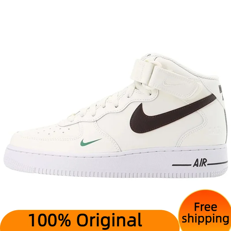 Кроссовки Nike Air Force 1 Mid '07 LV8 40-й юбилей с парусом, коричневые Базальтовые кроссовки