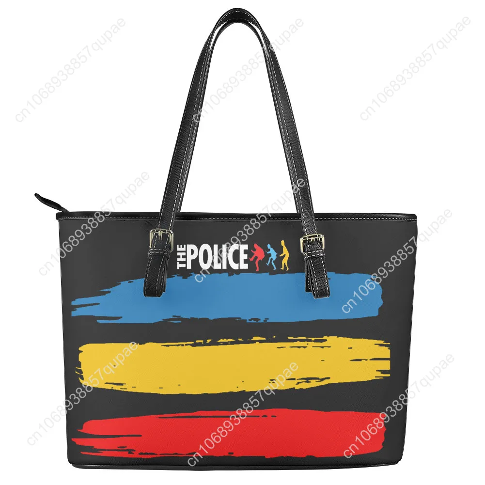 Сумка на заказ The Police Rock Band, женская и мужская винтажная персонализированная большая сумка, деловая кожаная сумка, дорожная сумка, подарок