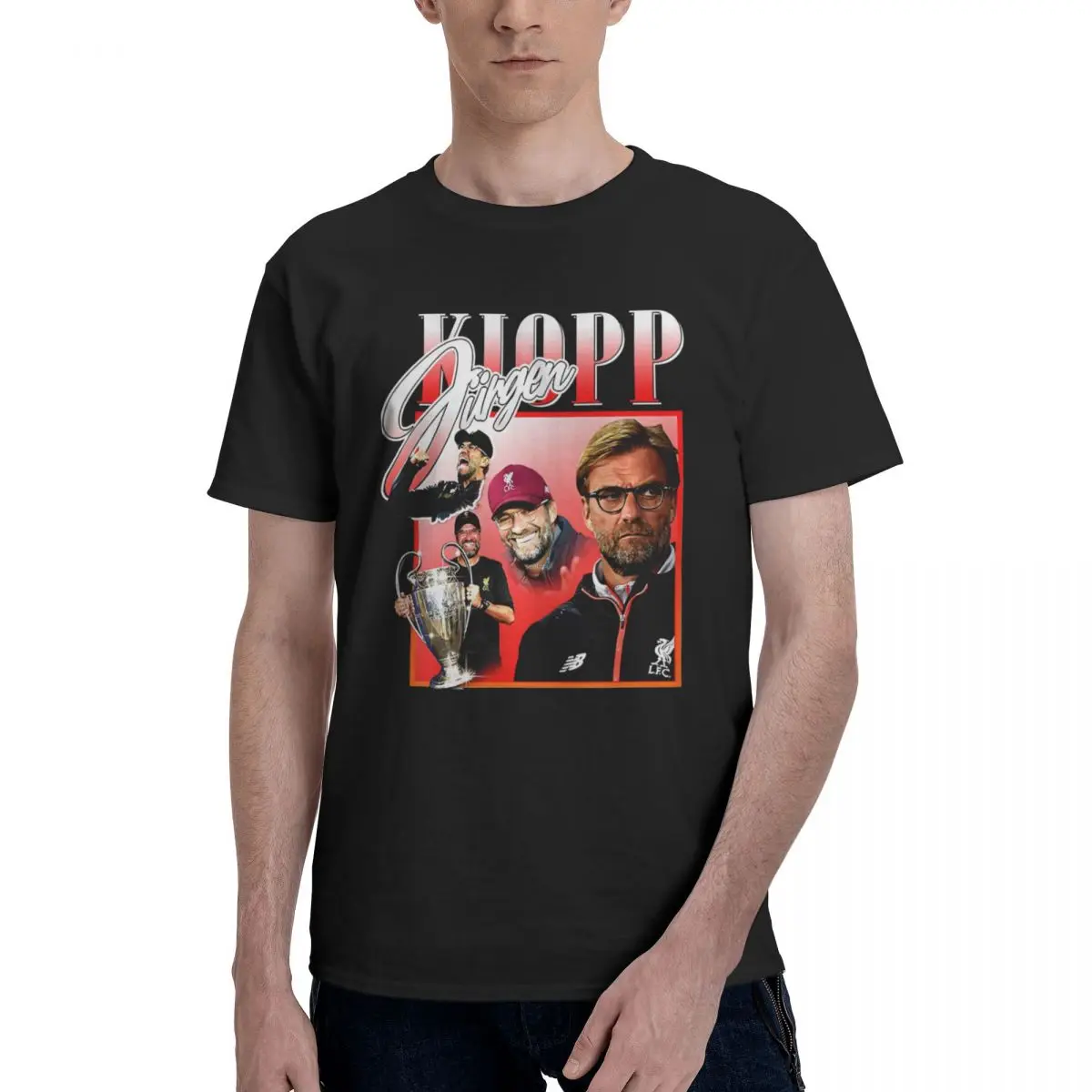 Jurgen Klopp, Винтажная футболка, футболки, поп, мужская и женская футболка, графические футболки Y2K