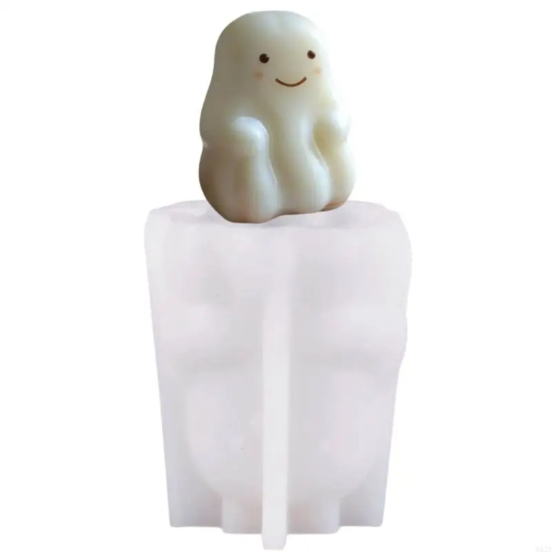 Фото QX2E Cartoon Mitue Animal Puddings Силиконовые плесень №3