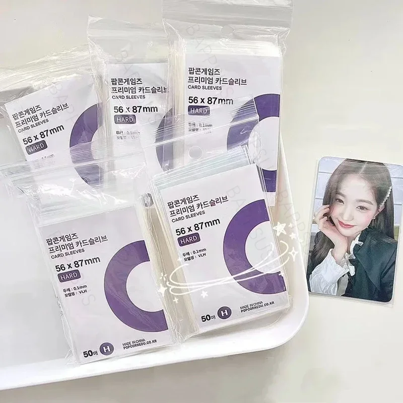 Прозрачный HD альбом Kpop Idol, фотоальбом, кармашек для карт, прозрачная защитная пленка против царапин для попкорна, «сделай сам», Корейская звезда, фотоальбом 3 дюйма