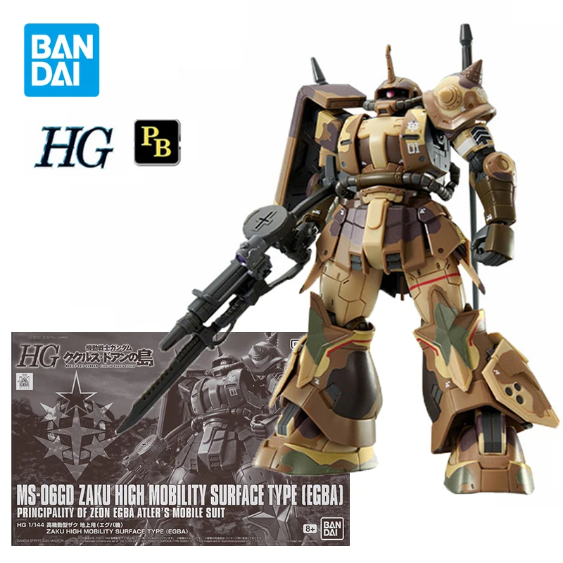 Bandai GUNDAM HG MS-06GD Zaku экшн-фигурка типа высокой мобильности Cucuruz Doan's Island Gundam Сборная модель игрушки подарки
