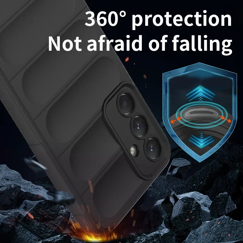 Фото Гибкий силиконовый чехол с ощущением кожи для Samsung Galaxy A56 A36 A26 A16 5G 4G, противоударный чехол Coque Capa Fundas №4