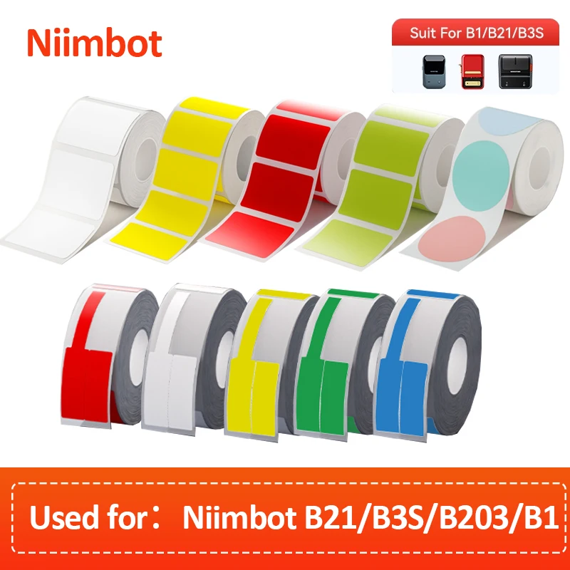 Водонепроницаемая масляная термобумага Niimbot B1/B21/B3S для принтера B1/B21/B3S