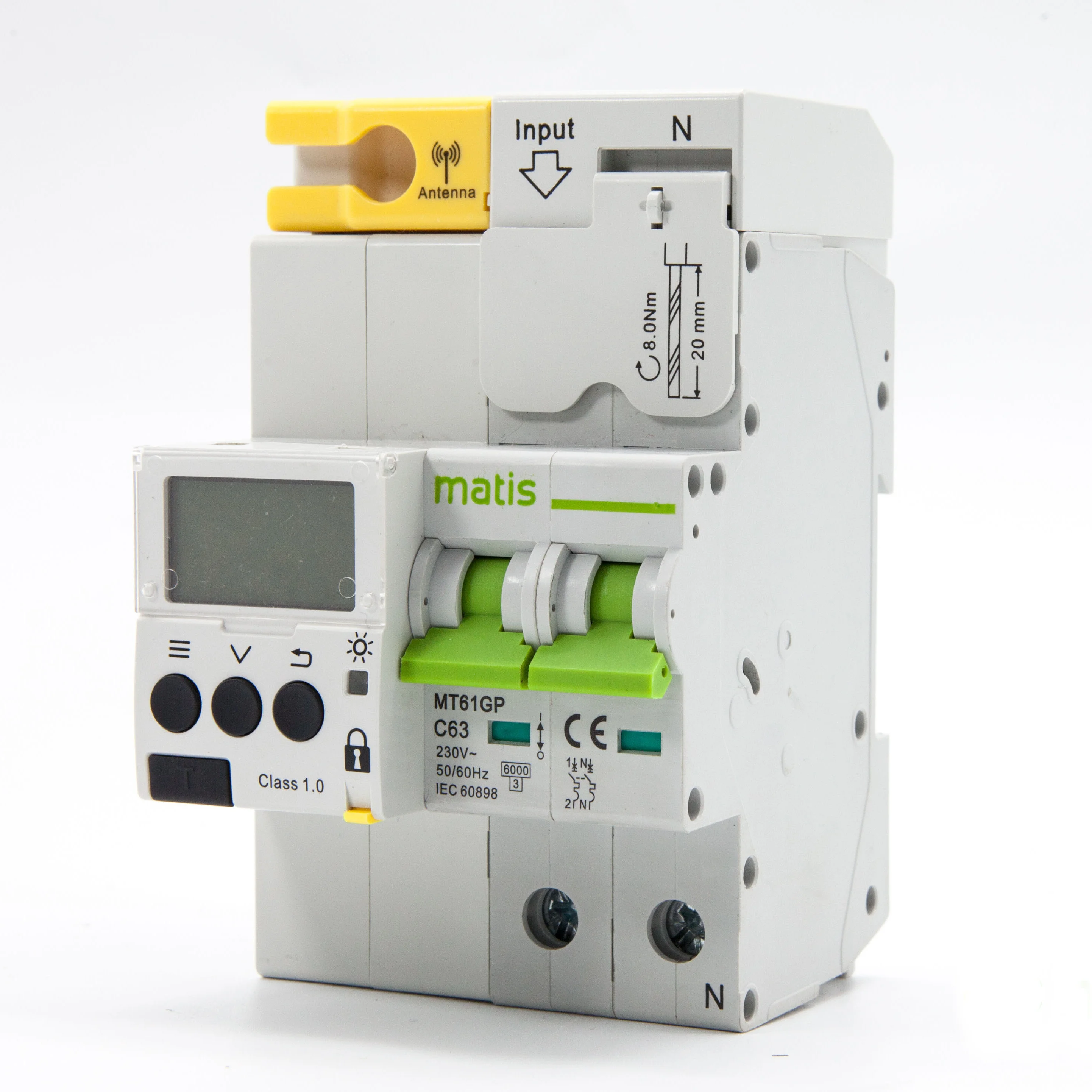 MT61GP-4GS Оптовый счетчик электроэнергии для умного дома без Moq с SIM-картой Gsm 4G Smart Mcb 2p 4p Meter Prepaid Meter Однофазный