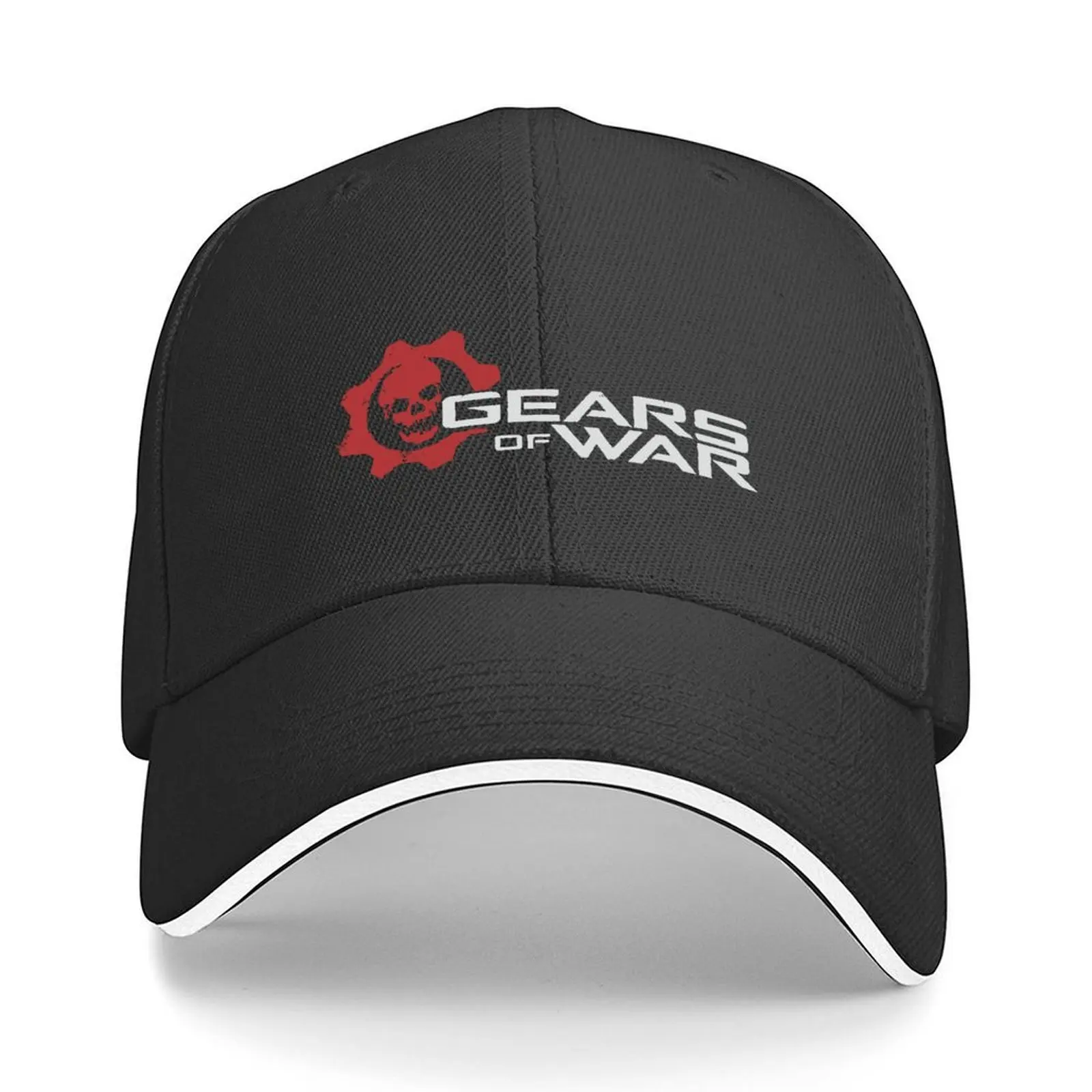 Бейсбольная кепка с логотипом BEST-Gears-War-Skull, шляпа с помпоном, шляпы для мужчин, дикая бейсбольная шляпа, модные солнцезащитные шляпы для женщин и мужчин