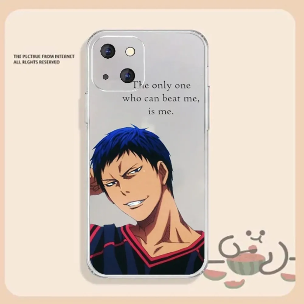 Чехол для телефона Kuroko без корзины с аниме для Iphone 15 11 13 14 Pro Max 7 8 Plus X Xr Xs Max Se2020 12, прозрачный мини-Чехол (art.: 3920c893fece5) - 3920c893fece5