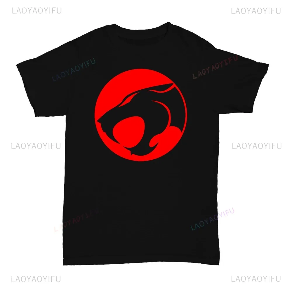 Новое поступление THUNDERCATS, новинка, хлопковые футболки с принтом, модная повседневная уличная одежда в стиле хип-хоп, хипстерские свободные топы с круглым вырезом, лидер продаж, футболка