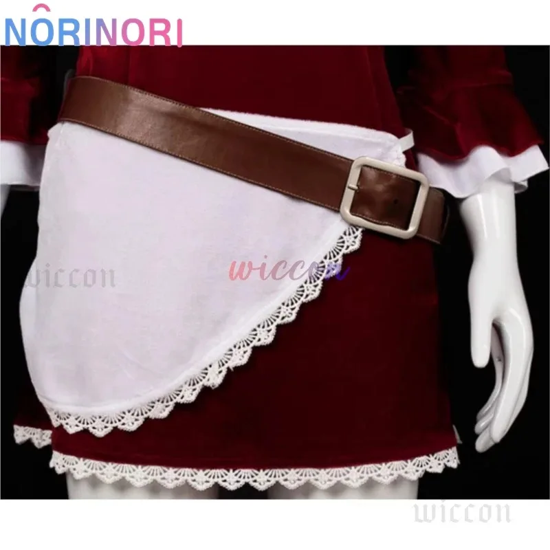 Фото CyAnime Baby-5 Maid Killer Косплей Костюм Buki Buki No Mi Wine Red Maid Dress Юбка Лолиты Женский Сексуальный Карнавальный Рождественский Костюм №4