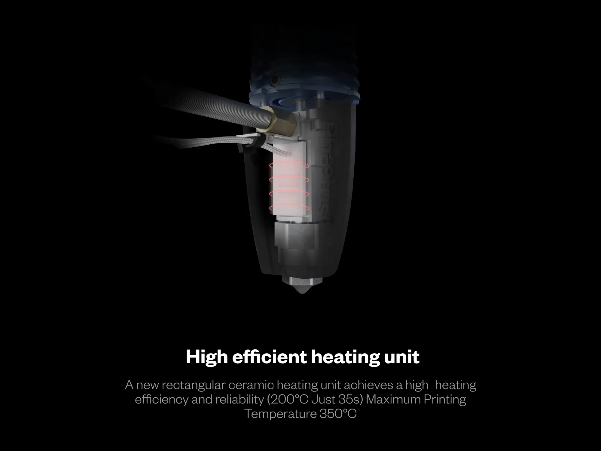 Фото P Rapido2 Hotend 2 UHF ультра высокий поток RAPIDO V2 104NT-4/PT1000 для VORON DDE DDB экструдер Ender3 V2 CR10 V3 115 Вт CHC №5