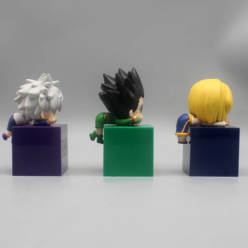 Фото Аниме Hunter X Hunter фигурка Zoldyck Killua Gon Freecss Hisoka Kurapika экшн-фигурка ПВХ Коллекционная модель кукла игрушка подарок для детей №2