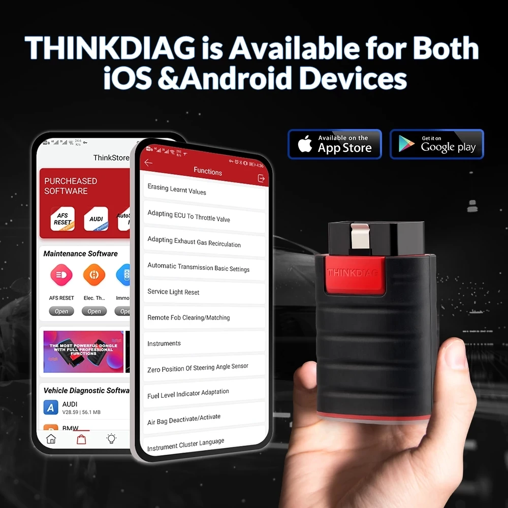 Фото 2024 THINKCAR Thinkdiag, новая версия, полная система, один год, бесплатно, все автомобили 16, сброс OBD2, диагностический инструмент сканера PK Easydiag Golopro №2