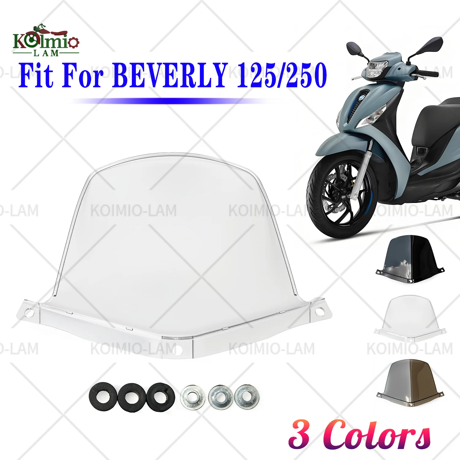 Подходит для BEVERLY 125/250 RST 2005-2008 BV250, дефлектор лобового стекла мотоцикла