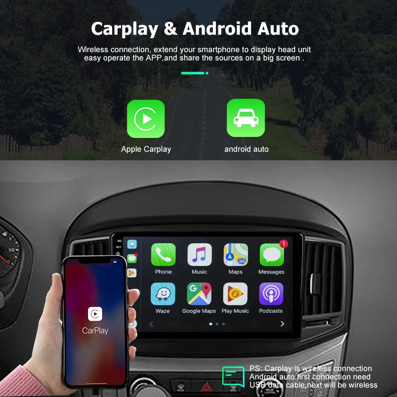 Фото Автомагнитола 9 дюймов на Android 11,0 для Hyundai H1 Grand Starex 2015 2020, стерео, мультимедийный плеер с GPS-навигацией, экраном Carplay 2 Din DSP №4