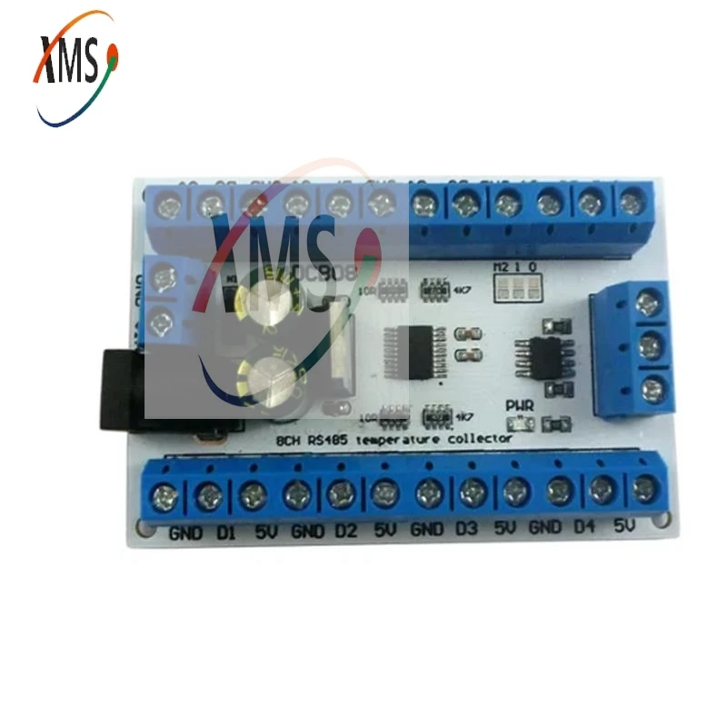 3 шт., Плата датчика температуры R4DCB08 8CH RS485 Modbus Rtu