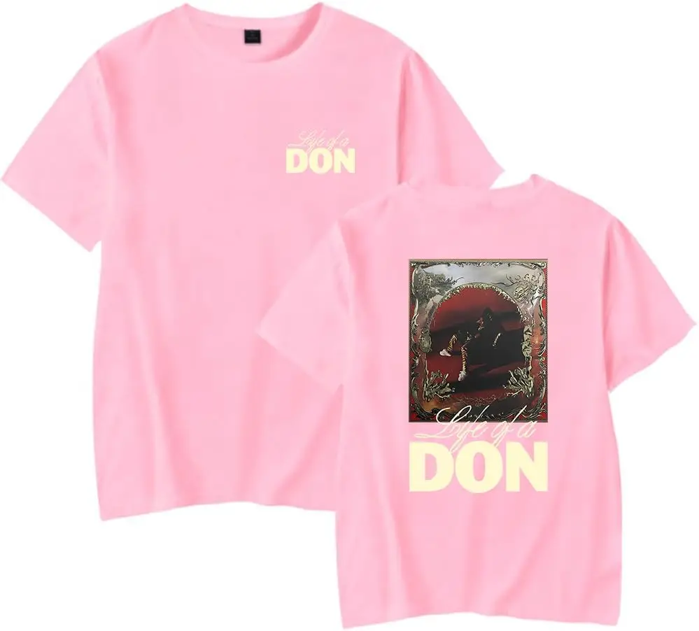 Футболка Don Toliver Merch с классическим принтом, мужская женская футболка с коротким рукавом
