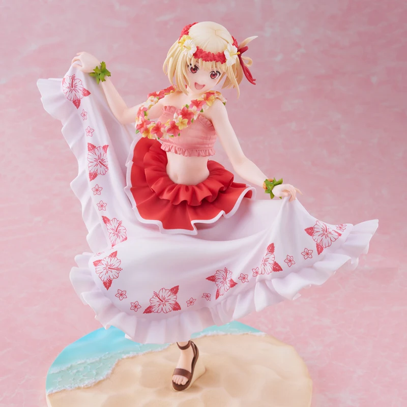 Подлинный оригинальный Claynel Nishikigi Chisato Lycoris Recoil Hawaii Ver. Аниме фигурка Коллекционная модель статуетка игрушка орнамент подарок (art.: 3920c94928d34) - 3920c94928d34